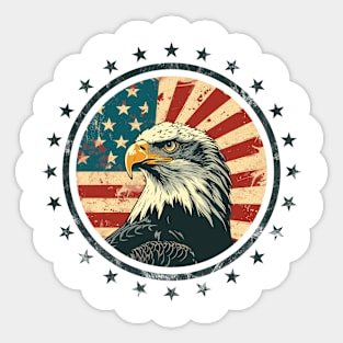 American Eagle Sticker